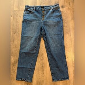 Talbots relaxed jeans size 16